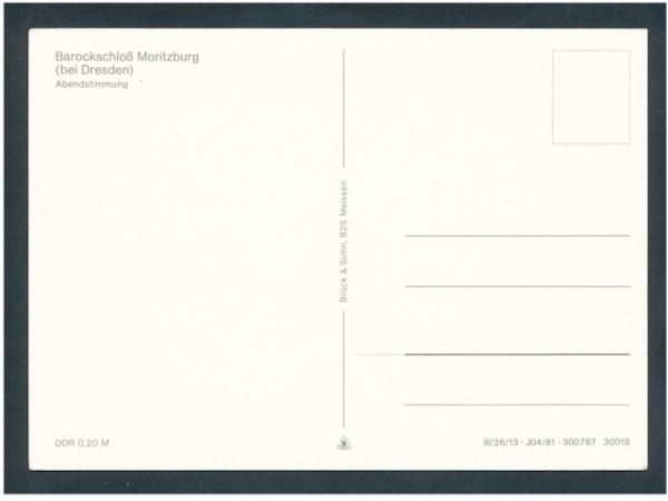 Barockschloss Moritzbug bei Dresden